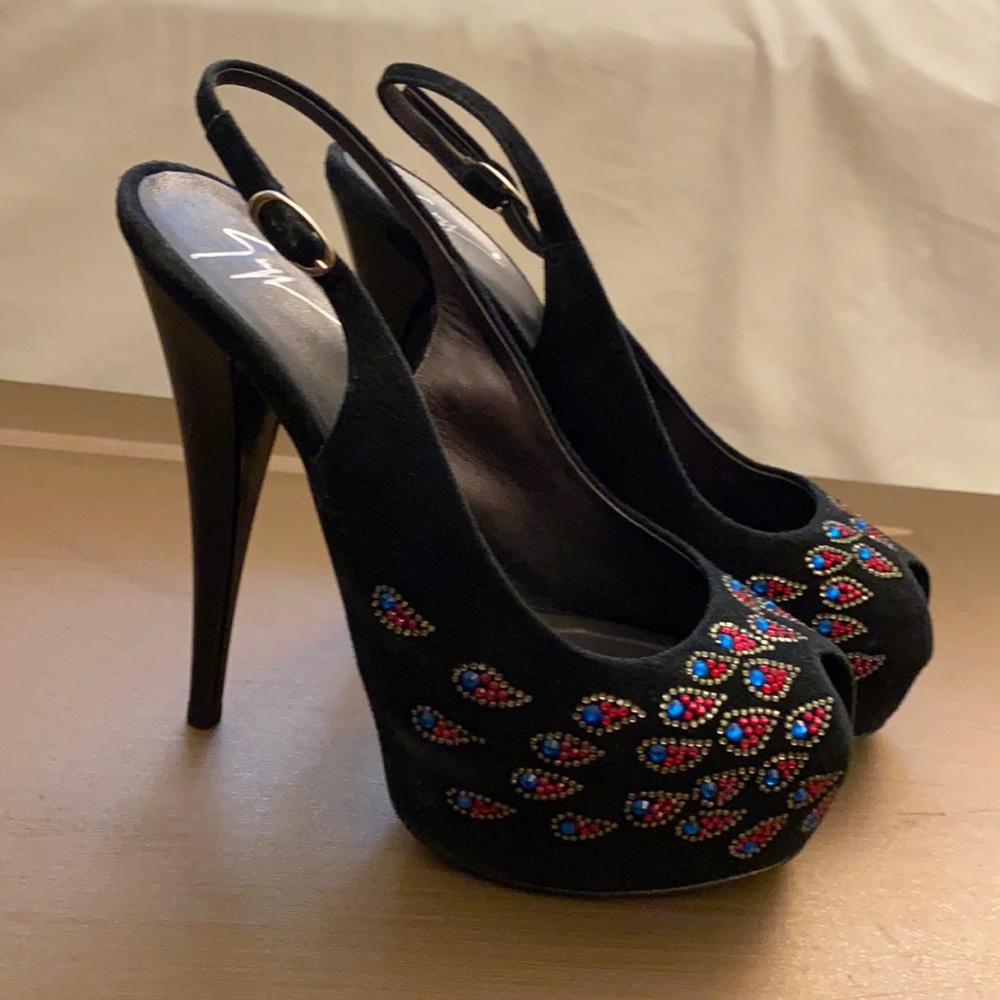 Giuseppe Zanotti peep toe pumps